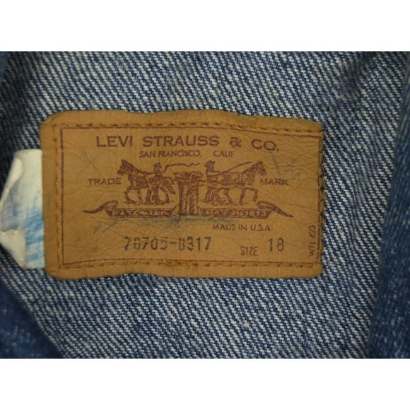 1970s Vintage Levis 70705 Orange Tab Jacket - Picture 3 of 3